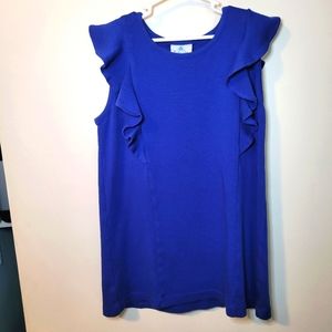 Eyelet & Ivy Ruffled Sleeve Top